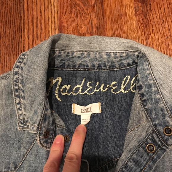 MADEWELL Willow wash XS denim shirt - Picture 7 of 8